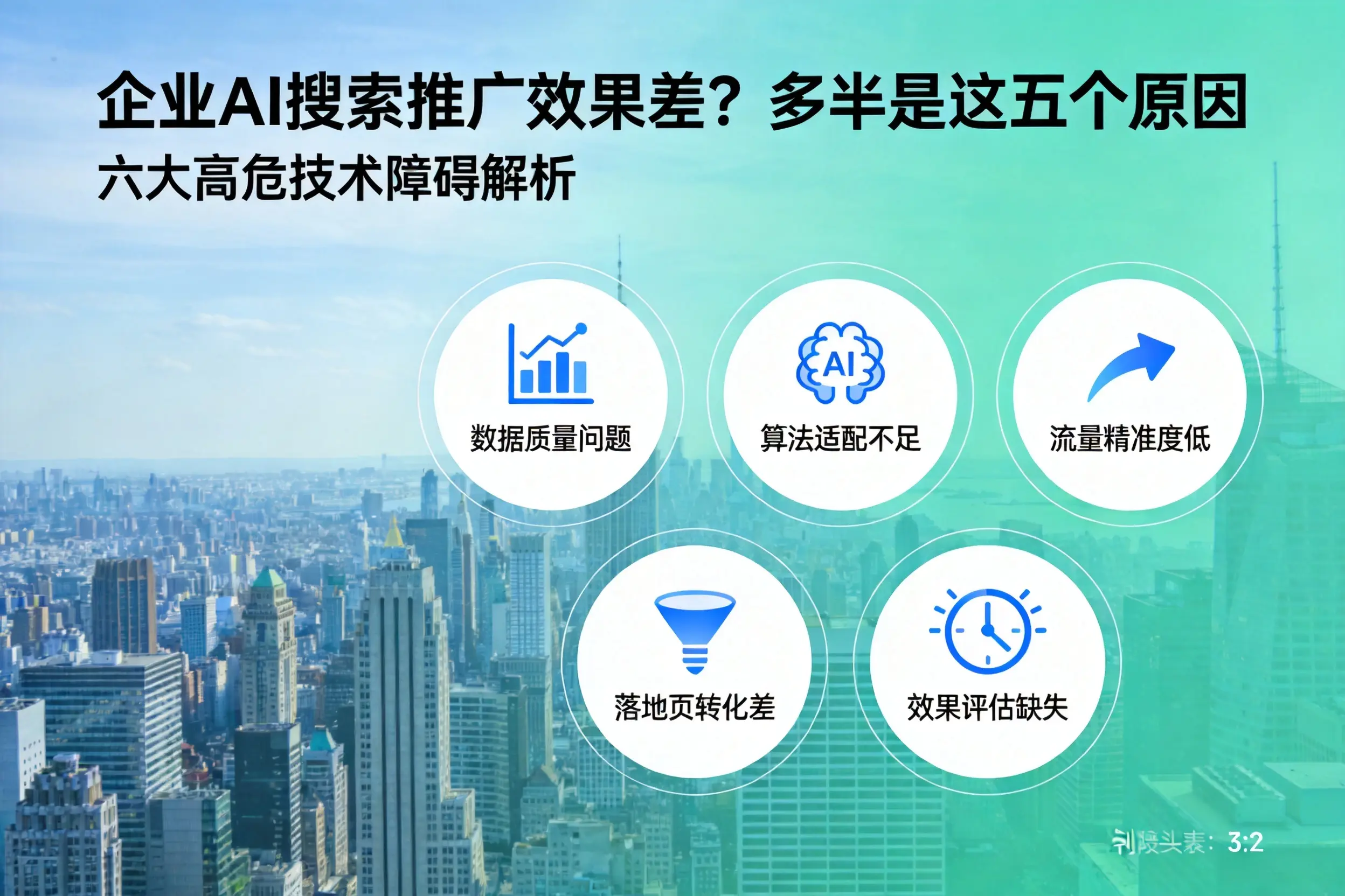 台前企业AI搜索推广效果差?多半是这五个原因